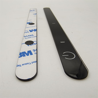 Panneau avant à commande tactile en verre trempé imprimé 0.5mm 0.7mm 1mm 1.5mm 2mm personnalisé en usine avec adhésif