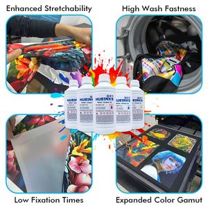 Encre DTF 1000ml CMYKW Encre de haute qualité pour transfert sur film Couleurs vibrantes Pas de colmatage Approvisionnement en vrac disponible pour EPSON - Product Image 2