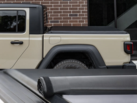Couverture de benne rétractable manuelle en tissu souple pour Jeep Rubicon pour camionnettes Gladiator - Imperméable et verrouillable