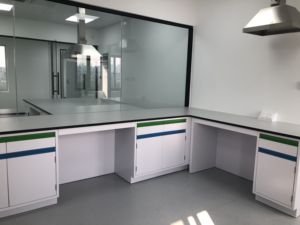 Mesa de Laboratorio de Acero Personalizada por el Fabricante, Muebles de Laboratorio Resistentes a Químicos para Sala de Laboratorio Físico - Product Image 6