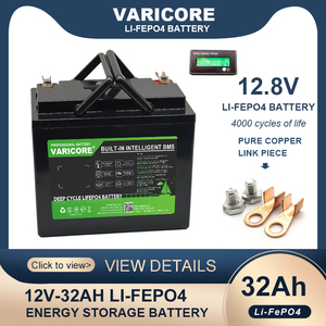 LiFePO4 pin 12V 32ah 50A xả varicore LFP Pin gói cho xe máy thay thế Lithium Ion - Product Image 2