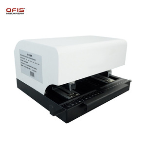<span class=keywords><strong>Grapadora</strong></span> eléctrica de escritorio ajustable de doble cabeza, Mini <span class=keywords><strong>grapadora</strong></span> Manual de Metal, 50 hojas de <span class=keywords><strong>papel</strong></span> A4 de 80g, 8cm de profundidad - Product Image 2