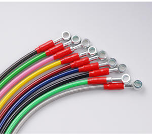 Câble <span class=keywords><strong>de</strong></span> ligne <span class=keywords><strong>de</strong></span> tuyau <span class=keywords><strong>de</strong></span> <span class=keywords><strong>frein</strong></span> hydraulique <span class=keywords><strong>de</strong></span> <span class=keywords><strong>moto</strong></span> tuyau d'huile tressé Banjo pour systèmes <span class=keywords><strong>de</strong></span> carrosserie compatible avec la ligne <span class=keywords><strong>de</strong></span> tuyau - Product Image 4