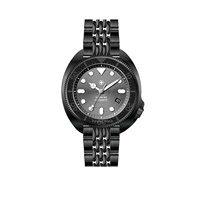 Montre de plongée pour homme en acier inoxydable 316L avec logo OEM, mouvement automatique Miyota, verre saphir, aiguilles luminescentes, résistance à l'eau, 20 mm