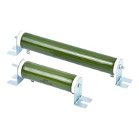 Resistencia Tubular de Porcelana de Alta Potencia, Bobinada con Cable Corrugado, para Frenado de Inversores, 0.1-10KR, 10W-5KW, -55~+125, RoHS