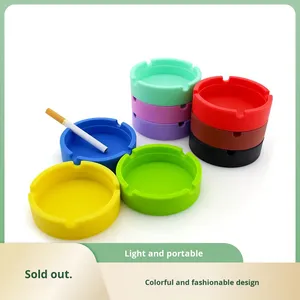 Cenicero Cuadrado Portátil de Silicona Jiayi JY-01, Personalizado, Creativo, Resistente al Calor, Fácil de Limpiar, Diseño Clásico, Sin Humo, para Auto - Product Image 2