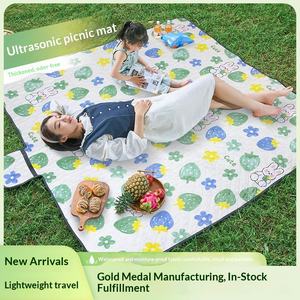 Nouveau Tapis de Pique-Nique Ultrasonique Imperméable et Antidérapant en Polyester 2026 pour Camping, Extérieur et Plage - Product Image 3