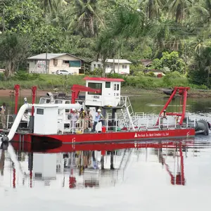 Venda máquina de barco pequena draga de rio