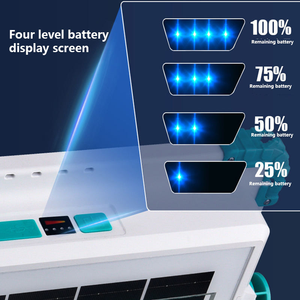 Portable LED solar <b>light</b>, solar powered, with <b>battery</b> indicator <b>light</b> - Product Image 2