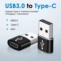 Adaptateur USB Type C 3.0 Type A Mâle vers USB 3.1 Type C Femelle Convertisseur adaptateur de transfert de données de charge