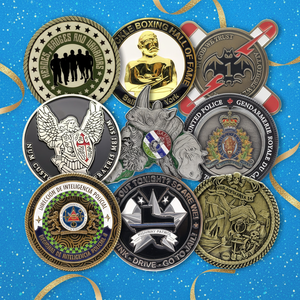 Produttore di Monete Personalizzate Economiche Artigianali in Lega di Zinco 3D Dorate e Coniate in Metallo per Commemorazione - Product Image 1