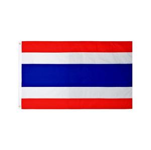 علم آسيا عالي الجودة وصديق للبيئة مقاس 3×5 قدم مصنوع من البوليستر مع حلقتين معدنيتين وعمود علم من الأكريليك - Product Image 5