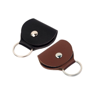Porte-clés plectre de guitare en métal, étui de rangement pour plectres de guitare en acier inoxydable, porte-clés plectre de guitare - Product Image 2