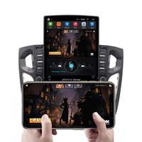 Autoradio 9,7 pouces, autoradio GPS, Carplay, Android Auto, lecteur DVD de voiture avec boutons pour Ford Focus 2012-2017