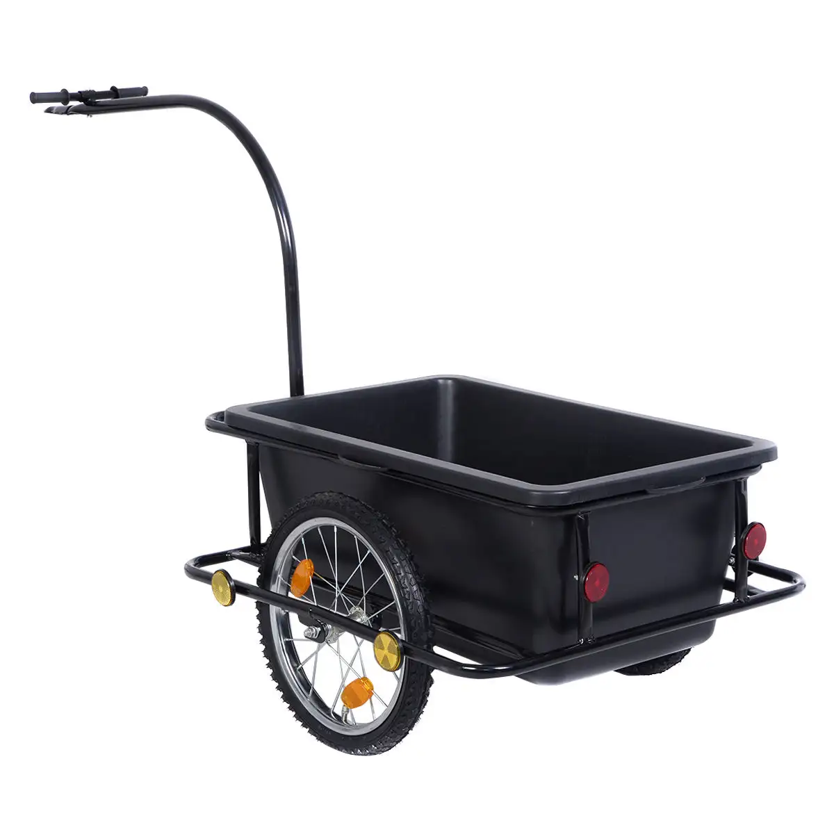 Bicycle Cycle Bike Cargo Trailer mit Fast Easy Quick Attaching Release Removing Hitch für Camping Luggage Carry