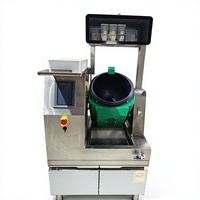 Robot de cuisson automatique pour sautés, machine à wok commerciale, cuisinière à écran tactile, électrique, en acier inoxydable, capacité de 2,5 kg, équipement