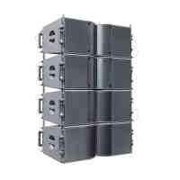Sistem suara luar ruangan Speaker kabinet Dual 10 inci Line Array 2 Way kotak Speaker K210 Speaker sistem Audio suara profesional