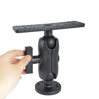 Accessoires de kayak transfrontaliers Yak Outdoors : Kit de support rotatif à 360° pour sondeur de pêche en nylon pour la navigation et la pêche en mer