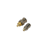 Conector RF de crimpado macho BNC chapado en oro de 75 ohmios Enchufe de monitoreo de cabezal coaxial de video para dispositivos electrónicos