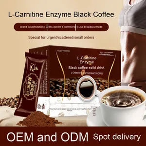 Café con sabor a chocolate <span class=keywords><strong>de</strong></span> L-carnitina adelgazante instantáneo para pérdida <span class=keywords><strong>de</strong></span> peso Belleza Sabor amargo Primer grado 2G * 40 Bolsas Bolsa empaquetada - Product Image 2