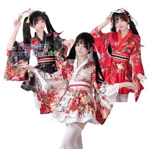 Kimono japonais traditionnel HP avec imprimés, mignon et kawaii, cosplay d'anime Lolita, peignoir d'été, costume de geisha - Product Image 1