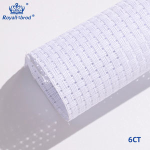 6/9CT 100% Algodão <span class=keywords><strong>Aida</strong></span> Pano para Ponto Cruz Tamanho Personalizável Branco para Bordado ou Costura Acessório Estilo Simples - Product Image 2