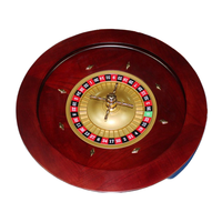 Roulette de casino en bois de haute qualité, durable, personnalisable, marque QL, modèle QL-RW-22, 56 cm