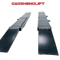Pont élévateur automobile hydraulique à ciseaux de deuxième génération, robuste, haute efficacité, avec verrouillage de sécurité mécanique, pour alignement de roues, vente en gros