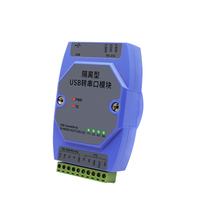 Convertidor Industrial USB a RS485 RS232 RS422, Adaptador de Puerto Serie Triple Combo con Aislamiento Óptico para Telecomunicaciones