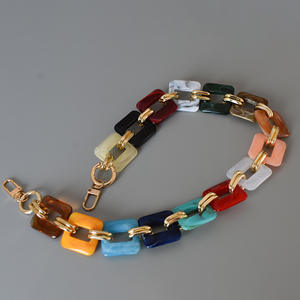 Accesorios de bolsa de bricolaje coloridos y de moda: <span class=keywords><strong>correas</strong></span> de bolsa de cadena de plástico <span class=keywords><strong>intercambiables</strong></span>, brillantes y elegantes - Product Image 6