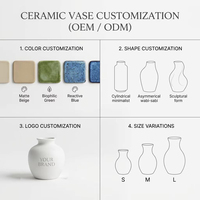 Vase en céramique artisanal Wabi Sabi du milieu du siècle, accessoires pour la maison, pots à fleurs, jardinières, prêt à être expédié, sur mesure