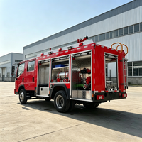 Nouveau camion de pompiers diesel avec réservoir d'eau, camion de sauvetage et de lutte contre les incendies 4X2 avec une capacité de 3001-5000L