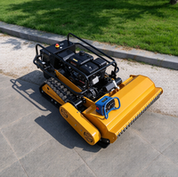 Direct usine, Chariot industriel automoteur à chenilles tout-terrain, à moteur essence 4 temps, télécommandé, avec fonctions réglables et entièrement automatique