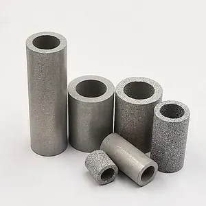 flame stop tube stainless steel sintering powder metal sintered filter tube element