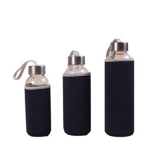 Botella de Agua de Vidrio de 500 ml con Tapa, en Oferta - Product Image 3