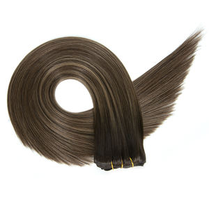 Ombre天然ombre发夹接发真人发直批发价7pcs 100g 160g - Product Image 4