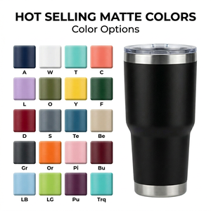 Vaso Térmico de Acero Inoxidable con Logotipo Personalizado, 20oz/30oz, Doble Pared Aislada, para Viaje, Regalo, Venta al Por Mayor, Libre de BPA - Product Image 4