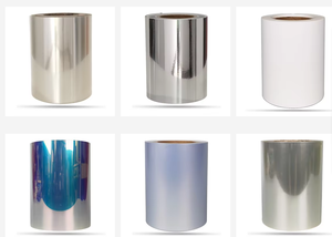 Matériau auto-adhésif pour impression flexible <span class=keywords><strong>film</strong></span> pp transparent et doublure pour animaux de compagnie adhésif à solvant doublure PET auto-adhésive - Product Image 5