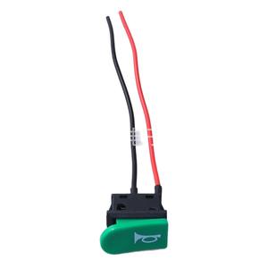 Interruptor de bocina universal tipo basculante con cable de 10 cm para motocicleta, camión, vehículo eléctrico, mejora de adaptación, plástico PA66 - Product Image 1