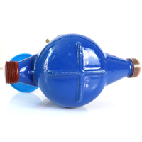 Compteur d'eau multi-jets DN15 à cadran sec en laiton avec protection IP68, personnalisable OEM, classe B pour la mesure de l'eau