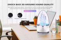 Vente chaude Smart Water Dancing avec Musique Rythme Haut-Parleur Mate intelligent Affichage Lampe Aimant Liquide Bureau Décor Cadeaux