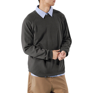 Custom Winter Warm Raglan Long Sleeve <strong>T</strong>-<strong>Shirt</strong> for Men Streetwear Solid Color Loose Crew Neck Basic Men <strong>T</strong> <strong>Shirts</strong> - Product Image 3