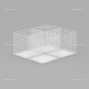 슈퍼마켓 스틸 클래식 가정용 경량 조립 와이어 디스플레이 랙 - Product Image 2
