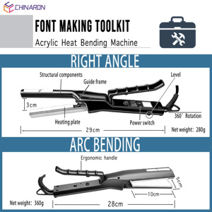 Máquina Manual de Lujo para Fabricación de Letras de Canal en Acrílico con Función de Doblado - Product Image 3