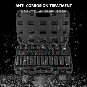 35 cái tự động sửa chữa hộp công cụ thiết lập Chất lượng cao <span class=keywords><strong>1</strong></span>/<span class=keywords><strong>2</strong></span> "<span class=keywords><strong>inch</strong></span> màu sâu tác động ổ cắm thiết lập - Product Image 6