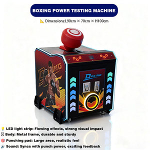 Machine de boxe d'arcade Score Automat Cash Power Speed Card Mart Ballboxing Lights pour salle de sport, du fabricant - Product Image 3