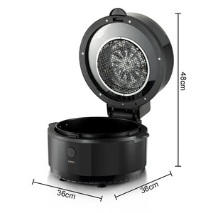 Nouvelle Machine Multifonctionnelle Sans Huile avec Minuterie Visible pour Rôtir, Cuire, Déshydrater, Four Électrique et Friteuse à Air - Product Image 6