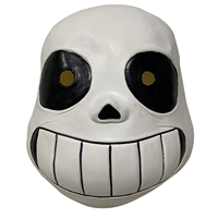 Gaming Undertale Sans Cosplay Full Head Mask Horror Face Masquerade Masks Halloween Adult and Kid's Accessory Latex Mask