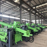 Machine de forage rotative hydraulique sur chenilles pour carottage de roche, profondeur 100m 200m 300m 500m 600m, pour l'exploitation minière en montagne
