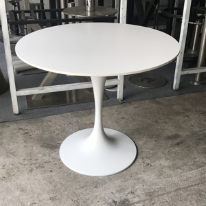 قاعدة طاولة حديدية على شكل زهرة التوليب سوداء اللون، قاعدة حديثة لطاولات الطعام في المستشفيات والأماكن التجارية - Product Image 5